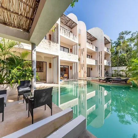 Lux 1 Bedroom With Rooftop Pool In Tulum Jungle At Paraiso