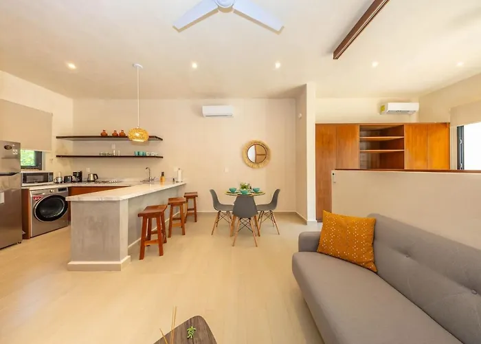 Lux 1 Bedroom With Rooftop Pool In Jungle At Paraiso Сasa de vacaciones