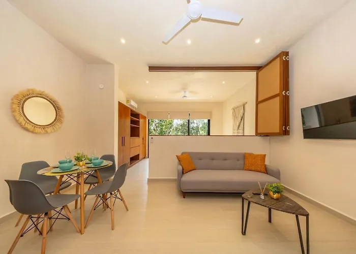 Сasa de vacaciones Lux 1 Bedroom With Rooftop Pool In Jungle At Paraiso