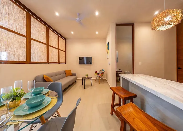 Сasa de vacaciones Lux 1 Bedroom With Rooftop Pool In Jungle At Paraiso *