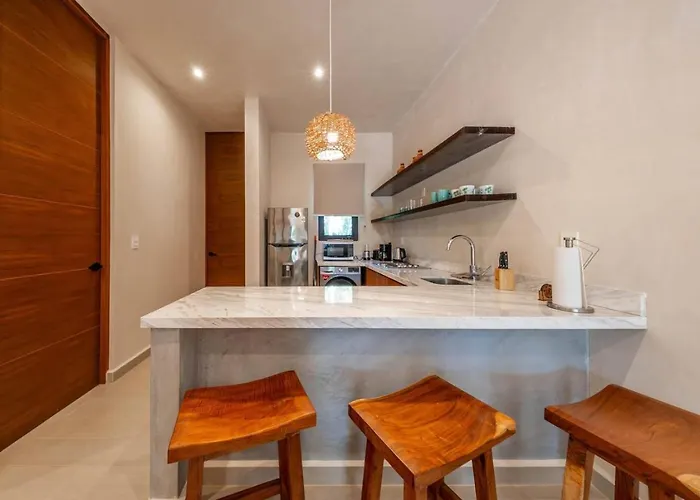 Lux 1 Bedroom With Rooftop Pool In Jungle At Paraiso Сasa de vacaciones
