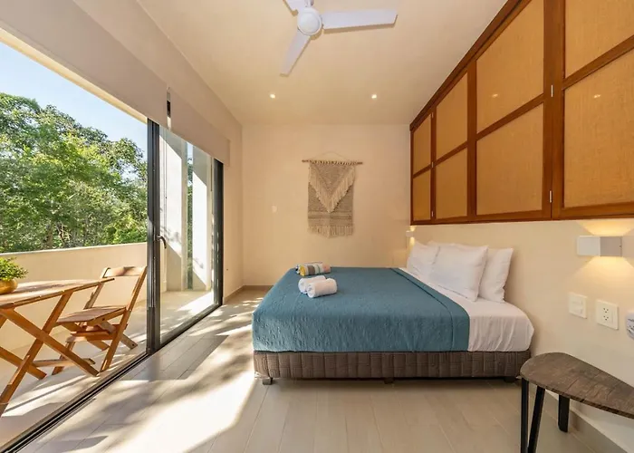 Сasa de vacaciones Lux 1 Bedroom With Rooftop Pool In Jungle At Paraiso